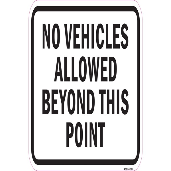 Signmission Safety Sign, 12 in Height, Aluminum, 18 in Length, 24933 A-1218-24933 - main